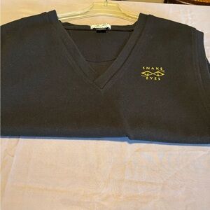 Snake Eyes Men’s Sweater Vest Black Size L